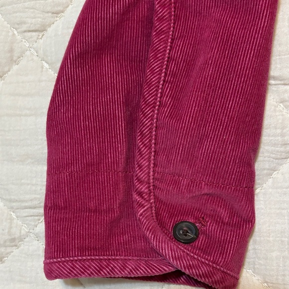 Gap Women's Dark Pink Corduroy Jacket Size 10 - Picture 15 of 16